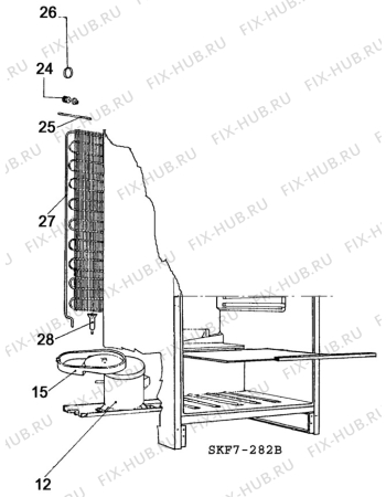 Взрыв-схема холодильника Atlas SKF7-282B - Схема узла C10 Cold, users manual