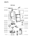 Схема №1 FMF5J4(0) с изображением Трубка для кофеварки (кофемашины) Krups MS-0676069