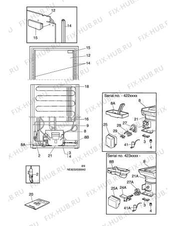 Взрыв-схема холодильника Aeg S70320-KA - Схема узла C10 Cold, users manual