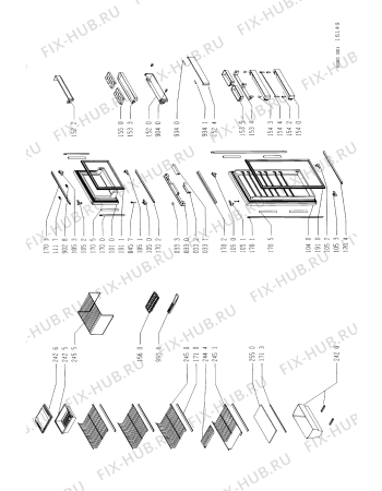 Схема №2 ARB 503/01 с изображением Антивибрационная подставка для холодильной камеры Whirlpool 481944069721