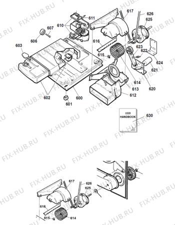 Схема №4 MAXI 65 EC   -Ci700 (900004638, MAXA65E) с изображением Блок управления для стиралки Gorenje 153500
