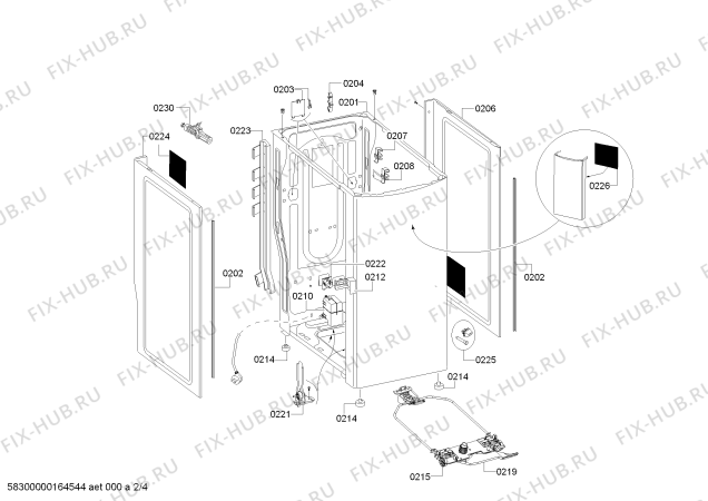Схема №4 WOT16322IT с изображением Силовой модуль для стиралки Bosch 00709897