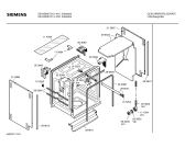Схема №6 SE54560EU с изображением Передняя панель для электропосудомоечной машины Siemens 00352676