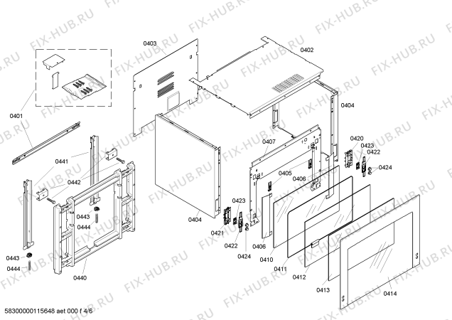 Схема №6 BL253110 с изображением Индикатор для духового шкафа Bosch 00665614