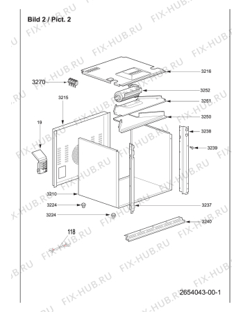 Взрыв-схема плиты (духовки) Beko BEKO 8520 MW (7750788332) - EXPLODED PICTURE