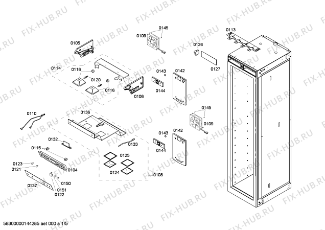 Схема №4 RW414260 с изображением Вставная полка для холодильника Bosch 00649350