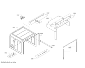 Схема №4 SCE63M05GB с изображением Передняя панель для посудомоечной машины Bosch 00700189