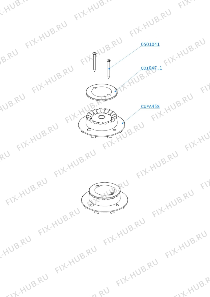 Большое фото - Другое для холодильника Electrolux 1053102032 в гипермаркете Fix-Hub