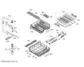 Схема №6 SMS58M22EU с изображением Передняя панель для электропосудомоечной машины Bosch 00675539