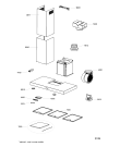 Схема №1 AKS 459 IX с изображением Дымоход для электровытяжки Whirlpool 482000001205