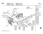 Схема №6 HBN8560 с изображением Панель управления для духового шкафа Bosch 00357861