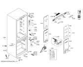 Схема №3 KGN49A58 с изображением Дверь для холодильной камеры Bosch 00249303