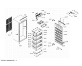 Схема №2 RF240300 с изображением Панель для холодильника Bosch 00614862