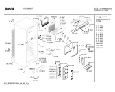 Схема №3 KSU36640 с изображением Дверь для холодильника Bosch 00240394