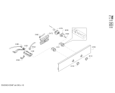 Схема №5 HBA33B530 с изображением Панель управления для плиты (духовки) Bosch 00704247