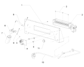 Схема №1 CBM9000E (177106, BT32CF2) с изображением Держатель для микроволновой печи Gorenje 307021