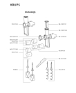 Схема №2 GNA942(0) с изображением Ручка регулировки для блендера (миксера) Krups MS-0672784