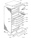 Схема №1 S2584-7 DT с изображением Обрамление полки для холодильника Aeg 2231028305