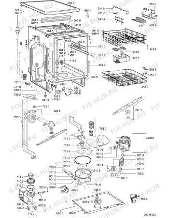 Схема №2 GSF PRIMELINE 6 с изображением Панель для посудомойки Whirlpool 481245373764