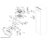 Схема №6 B24IR70NSP с изображением Стеклопанель для холодильника Bosch 00682375