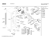 Схема №3 KSU40641NE с изображением Уплотнитель двери для холодильника Siemens 00236375