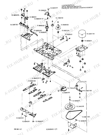 Взрыв-схема аудиотехники Siemens RM8617 - Схема узла 05
