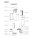 Схема №3 XN900840/FB1 с изображением Покрытие для кофеварки (кофемашины) Krups MS-624437