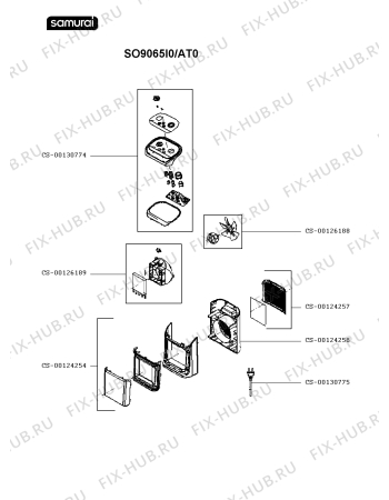 Схема №1 SO9065I0/AT0 с изображением Электропитание для обогревателя (вентилятора) Seb CS-00130775