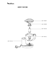 Схема №1 AD811161/350 с изображением Двигатель (мотор) для кухонного комбайна Moulinex SS-193313