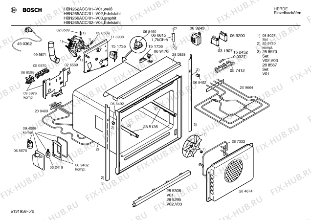 Схема №4 HB27020DK с изображением Нижний нагревательный элемент для плиты (духовки) Siemens 00209489