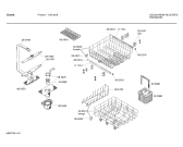 Схема №4 SPSBRA2FF Premia.... с изображением Передняя панель для электропосудомоечной машины Bosch 00351596