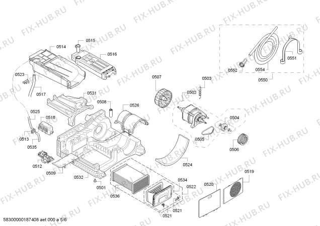 Схема №6 WTG86400PE с изображением Панель управления для электросушки Bosch 11008736