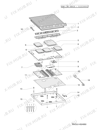 Схема №1 TIL641 (F038943) с изображением Наставление для электропечи Indesit C00143865