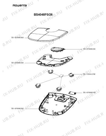 Схема №1 PP4048B9/26 с изображением Дисплей для электровесов Tefal TS-1504125E