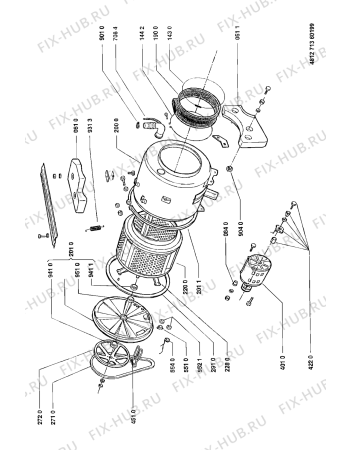 Схема №3 AWG 335/4 AWG 335-4 AWG 335-4 WP с изображением Кнопка, ручка переключения для стиралки Whirlpool 481941358937