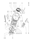 Схема №3 AWG 335/4 AWG 335-4 AWG 335-4 WP с изображением Кнопка, ручка переключения для стиралки Whirlpool 481941358937