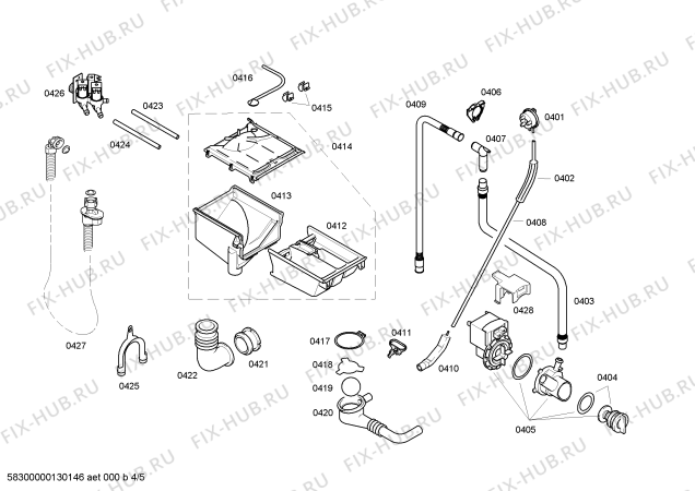 Схема №5 WD12D520 с изображением Панель управления для стиралки Siemens 00674199