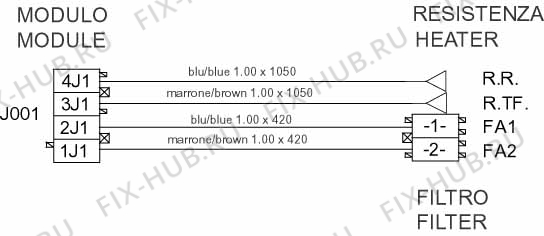 Большое фото - Электролиния для стиралки Indesit C00264505 в гипермаркете Fix-Hub