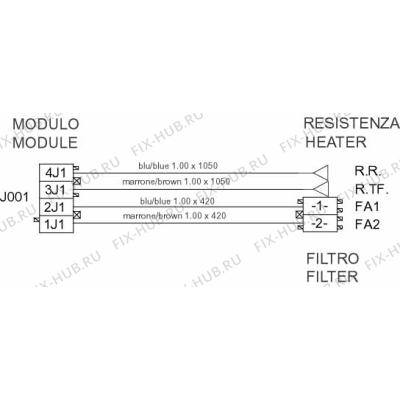 Электролиния для стиралки Indesit C00264505 в гипермаркете Fix-Hub