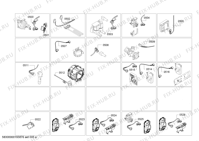 Схема №4 WMH6W642FG с изображением Модуль (плата) Siemens 12011908