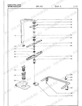 Схема №22 GM245160 с изображением Крепеж для посудомойки Bosch 00320936