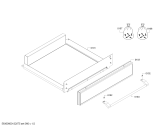 Схема №2 WS261111 с изображением Панель для духового шкафа Bosch 00683896