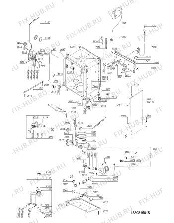 Схема №3 ADG 632 WH с изображением Обшивка для посудомоечной машины Whirlpool 481245371739