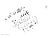 Схема №6 SGS65M08TR с изображением Панель управления для посудомоечной машины Bosch 00674095