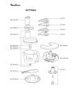Схема №3 AAT646(0) с изображением Стержень для кухонного измельчителя Moulinex MS-4966570