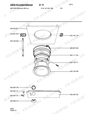 Взрыв-схема стиральной машины Matura MATURA OKO 8515-W - Схема узла Section1