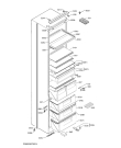 Схема №1 SCS8181ETS с изображением Ящик (корзина) для холодильной камеры Aeg 2651131282