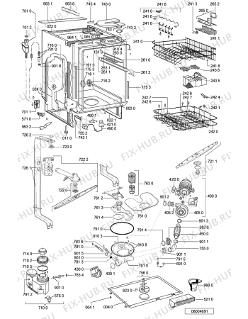 Схема №1 ADG 8340/1 WH с изображением Микромодуль для посудомоечной машины Whirlpool 481221838356