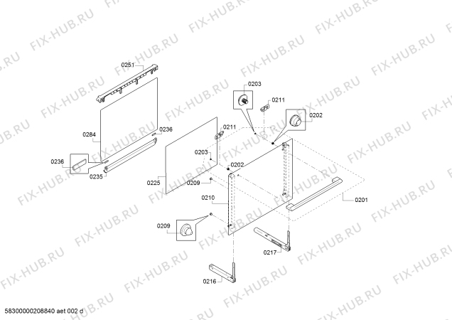 Взрыв-схема плиты (духовки) Siemens HB558GZW0W - Схема узла 03