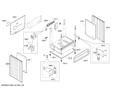 Схема №5 HEI7132C с изображением Стеклянная полка для электропечи Bosch 00448863